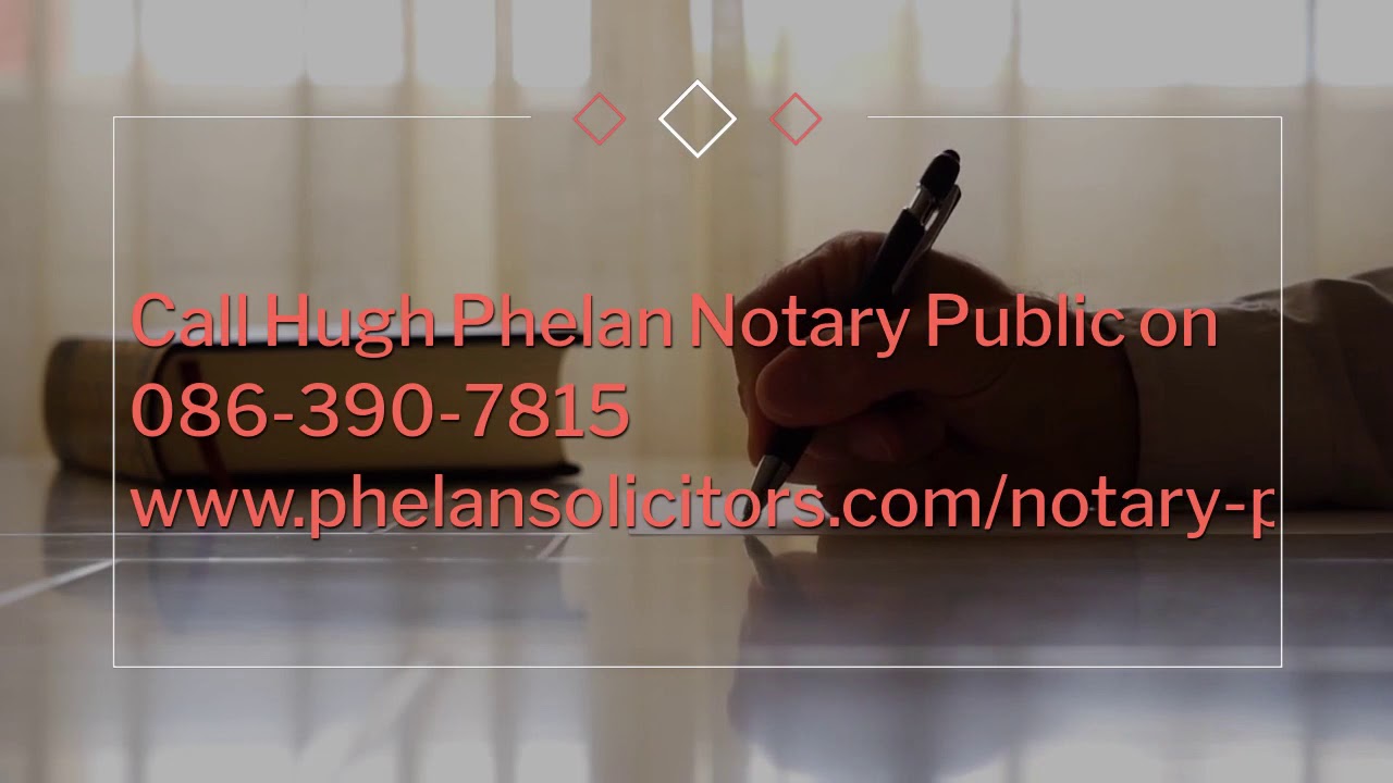 Notarising Academic Transcripts for Foreign Universities — Hugh Phelan Notary Public Cork